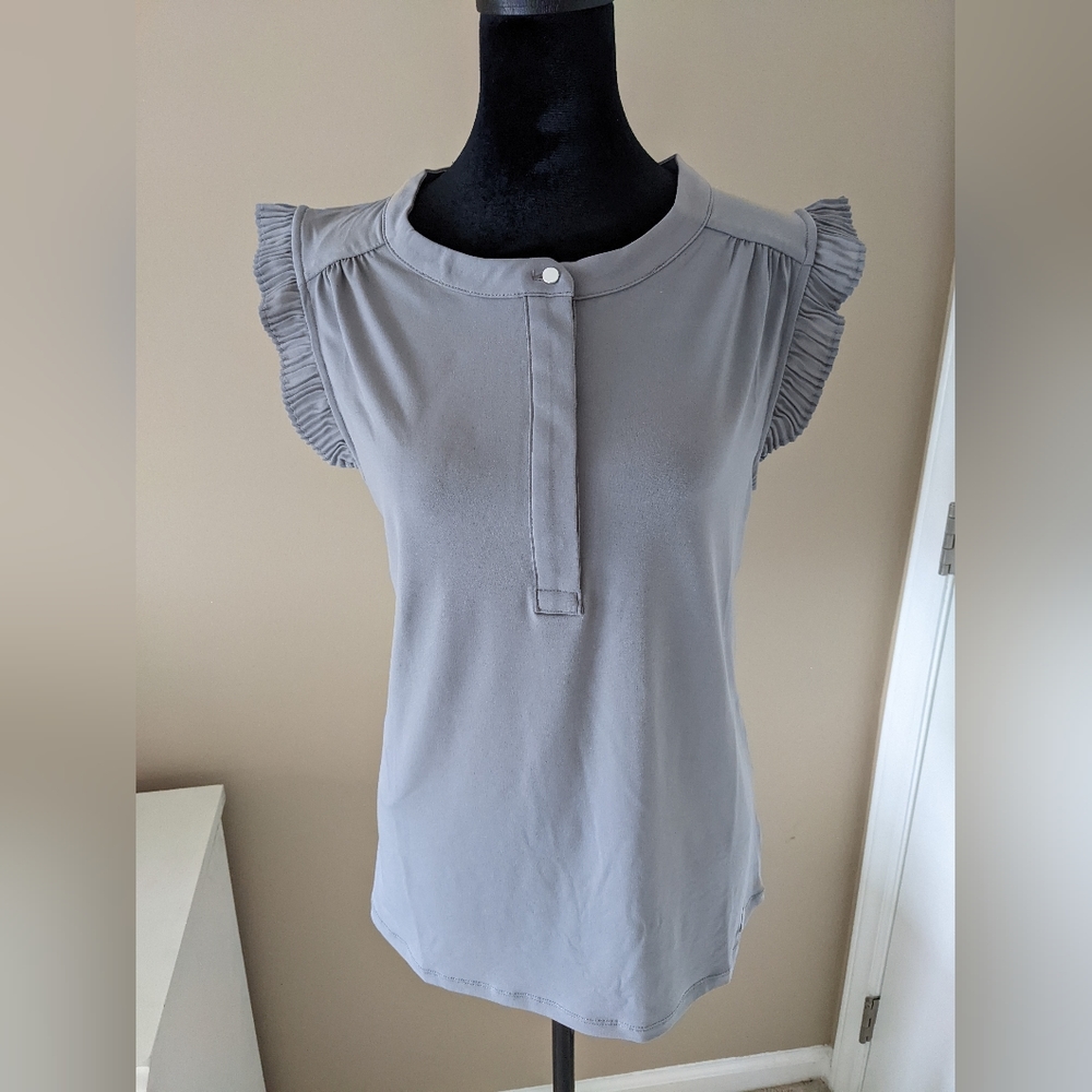 Calvin Klein grey blouse NWT size small